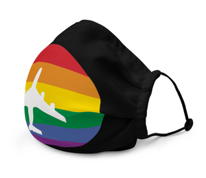 Plane Pride Face Mask (with nose wire and pocket for filter)