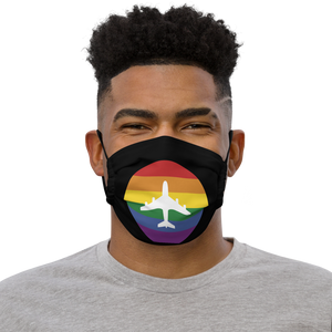 Plane Pride Face Mask (with nose wire and pocket for filter)