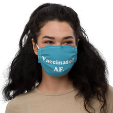 "Vaccinated AF" Face Mask (with nose wire and pocket for filter)
