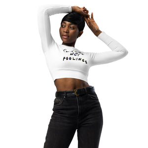 Catch Flights "Friends Long-Sleeve Crop Top (RECYCLED MATERIAL)