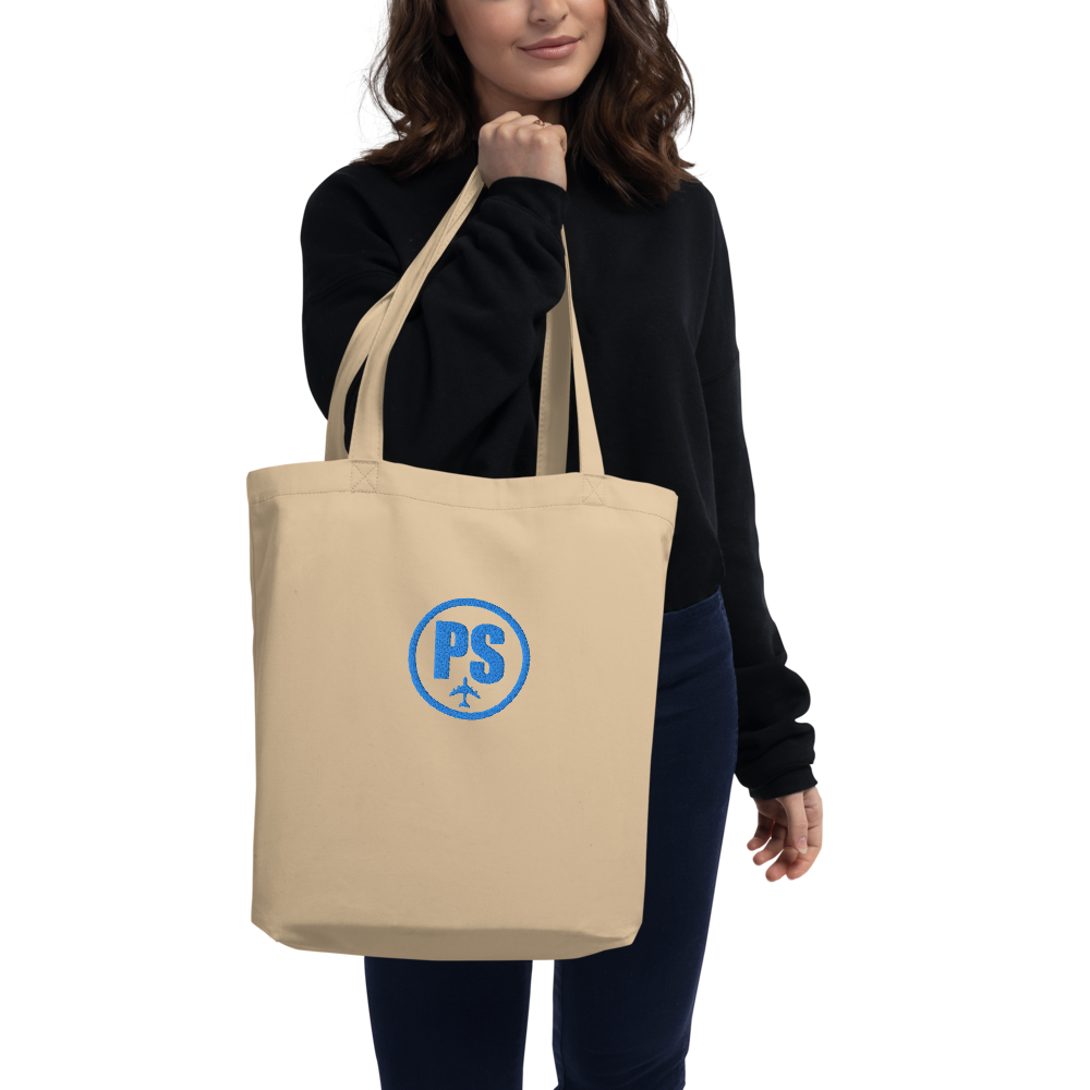 PS Logo Embroidered Eco Tote Bag