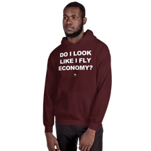 "Do I Look Like I Fly Economy?" Hoodie - UNISEX - 8 COLORS
