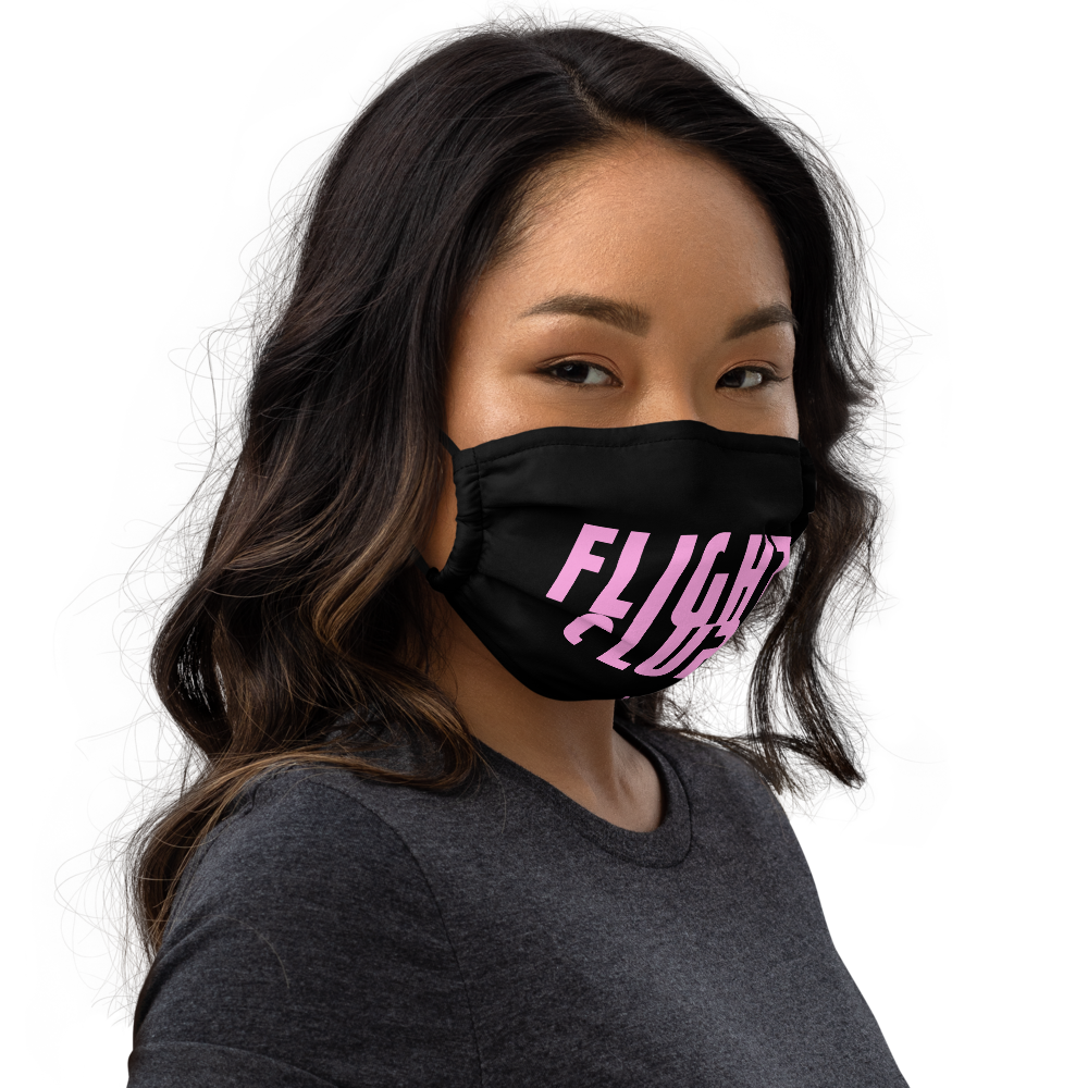 Passenger Shaming "Flight Club" Face Mask (with nose wire)