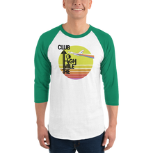 Retro "Mile High Club" Raglan Tee - Unisex - 4 COLORS