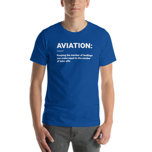 "AVIATION" Defined Tee - UNISEX - 10 COLORS