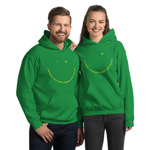 "I Am Judging You From Under This Hoodie" Smiley Face - UNISEX - 7 COLORS