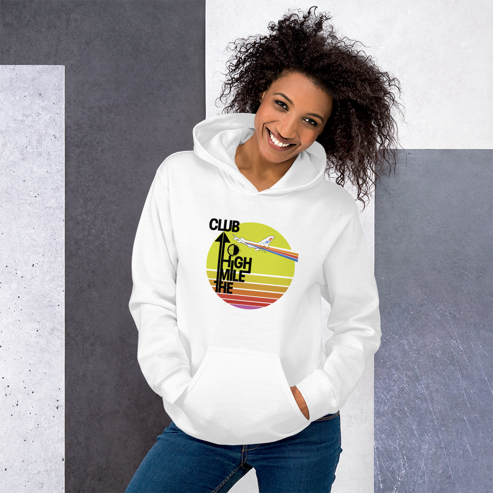 Retro "Mile High Club" Hoodie - UNISEX - 4 COLORS