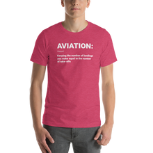 "AVIATION" Defined Tee - UNISEX - 10 COLORS