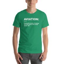 "AVIATION" Defined Tee - UNISEX - 10 COLORS