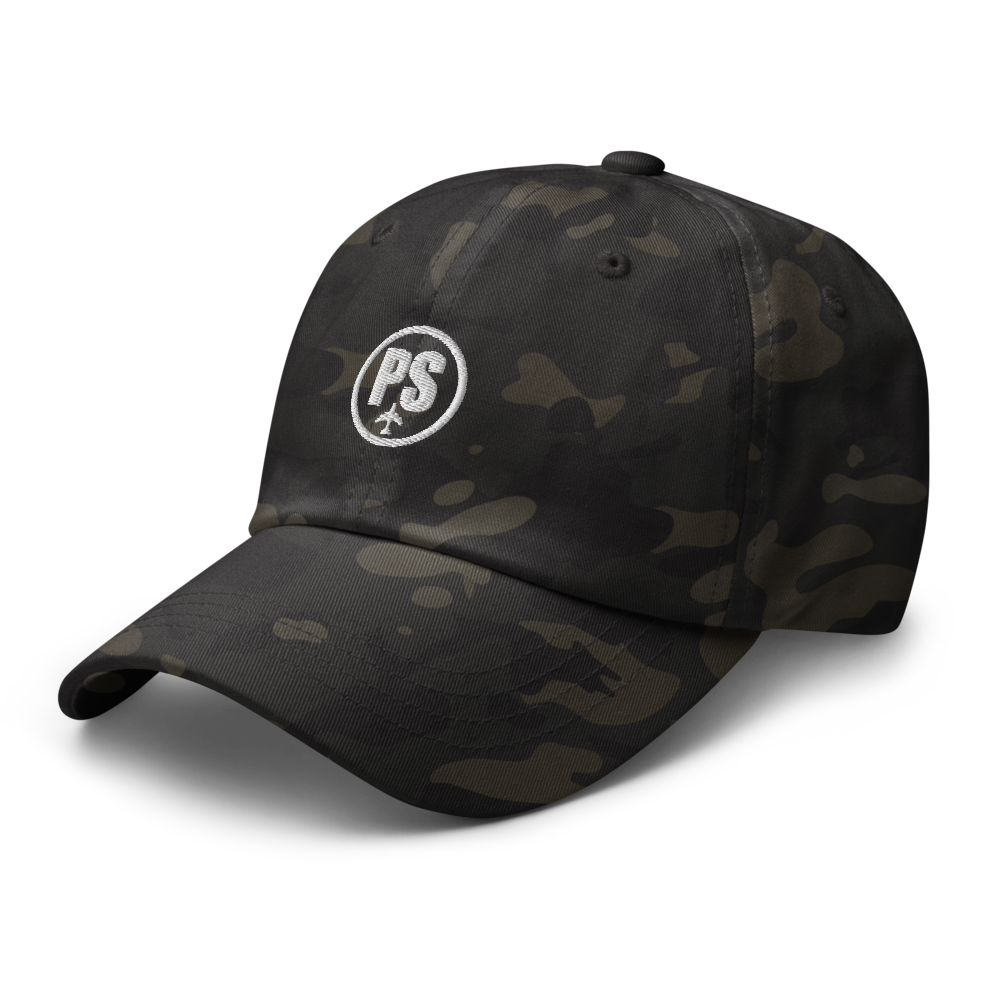 PS Embroidered Logo Camo Hat