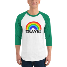 Rainbow Travel Raglan Tee - UNISEX