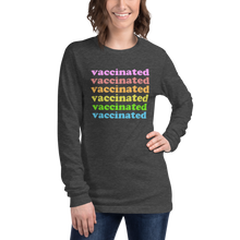 Vaccinated Repeat Long Sleeve Tee - UNISEX - 2 COLORS