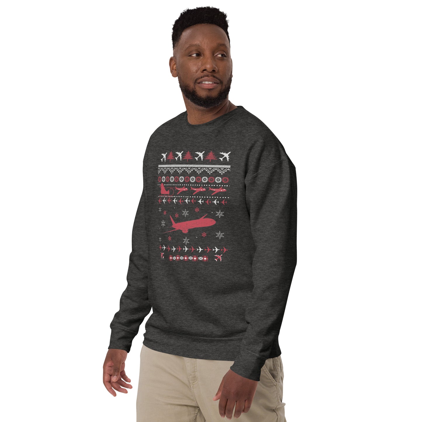 Ugly Christmas Sweater by Passenger Shaming - UNISEX - Charcoal