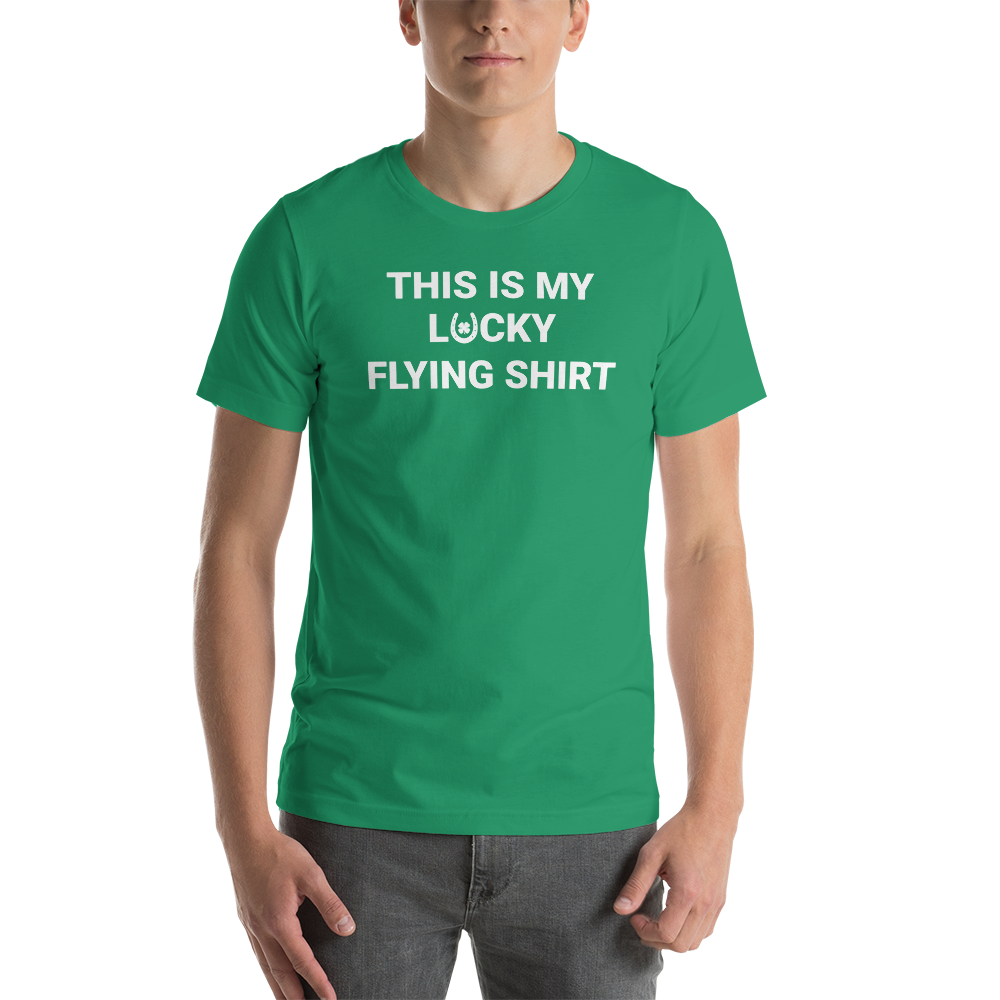 "THIS IS MY LUCKY FLYING SHIRT" Tee - 6 COLORS