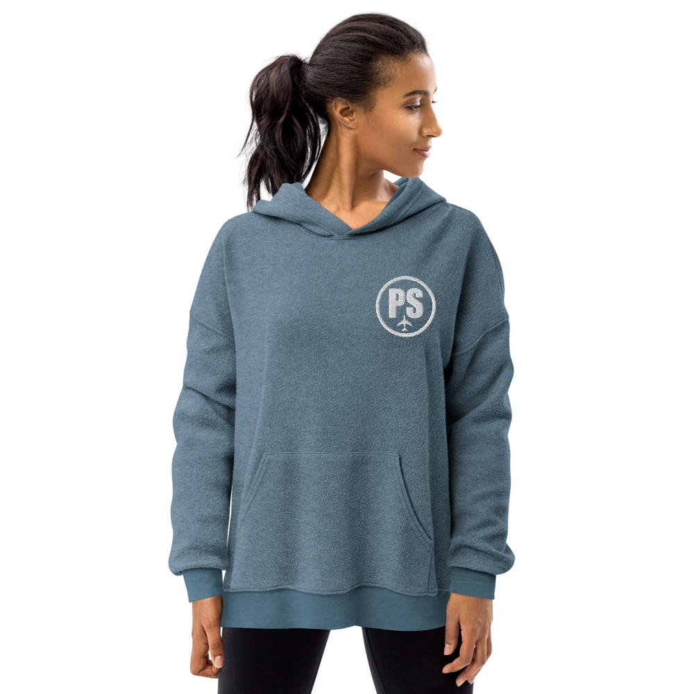 Embroidered PS Logo Sueded Fleece Hoodie - UNISEX