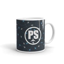 "Around The World" Airplane PS Logo Mug - 11oz